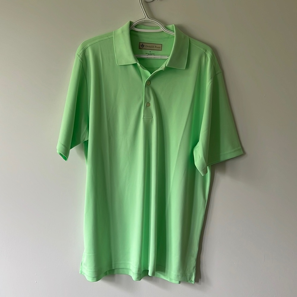 Brand New Donald Ross Green Golf Shirt
